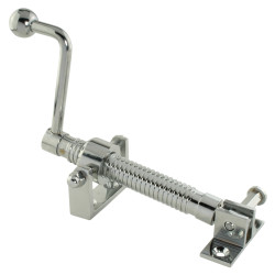 Hampstead Telescopic Skylight ScrewJack Opener with Handle - 190mm Length - 170mm Throw - Pol Chrome