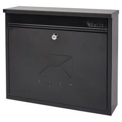 Burg Wachter Elegance Mailbox - 362 x 310 112mm - Black