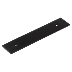 Frelan Hoxton Fanshaw Cabinet Handle Backplate Only - 140 x 30mm - Matt Black