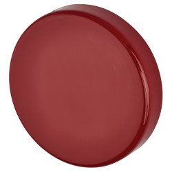 Hoppe AR600/30 Nylon Blank Escutcheon - 52mm Diameter - Rouge Red - Pair