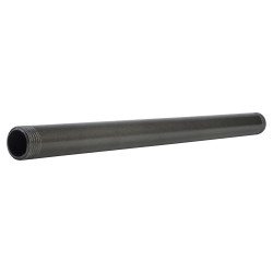 Altro 3/4" Pipe Shelving Iron Threaded Pipe - 18"/450mm Length - Grey
