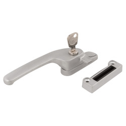 Fab & Fix Guru Breakseal Locking Casement Window Fastener - Left Hand - Satin Chrome