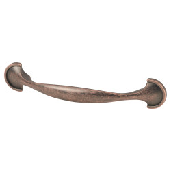 Altro Raven 24mm D-Bar Cabinet Pull Handle - 96mm Centres - Antique Copper