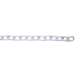 Welded Steel Chain - 4 x 26mm - 10m Length - Zinc Plated