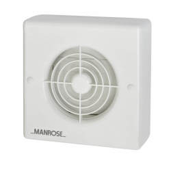 Manrose XF100AT Automatic Shutter Extractor Fan with Timer - 4"/100mm - White