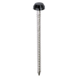 TIMCO Polymer Headed Pins - 40mm Length - Grey - Pack of 250
