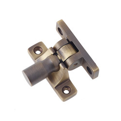 Burlington by Frelan Brighton Sash Window Fastener - Pattern 1 - 55 x 15mm - Antique Brass