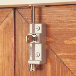 Yale 8K116 Multi Purpose Locking Bolt - White - Pack of 1 with 2 Keys