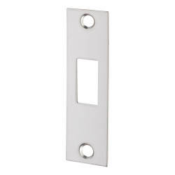 Bathroom Deadbolt Faceplate Conversion Pack - Polished Stainless Steel
