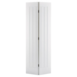 LPD Mexicano 5 Panel Primed Solid Bi-Fold Internal Door - 1981 x 762 x 35mm - White
