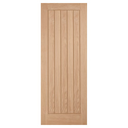 LPD Belize 5 Panel Unfinished Solid Internal Door - 1981 x 838 x 35mm - Oak