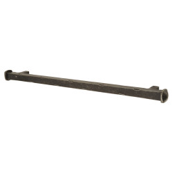 Touchpoint Square T-Bar Cabinet Pull Handle - 256mm Centres - Polished Steel