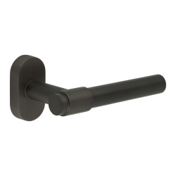 CRES by Frelan CR-103 uPVC Multipoint Door Handle on Oval Rose - Dark Bronze