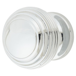 From The Anvil Beehive Round Cabinet Knob - 30mm Diameter - Polished Chrome