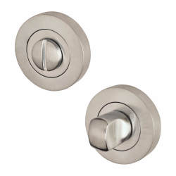Jedo by Frelan Bathroom Turn & Release - 50mm Diameter - Satin Chrome