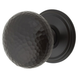 From The Anvil Hammered Mushroom Round Cabinet Knob - 38mm Diameter - Aged Bronze