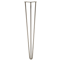 Rothley Hairpin Leg - 3 Pin - 710mm Height - Gun Metal