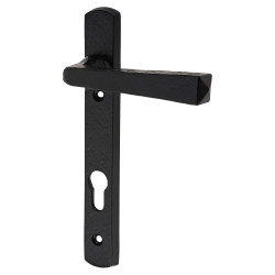 Olde Forge uPVC Multipoint Door Handle - 92mm c/c - Antique Black Iron