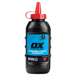 OX Pro Marking Chalk Powder - 226g - Red