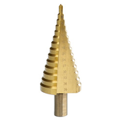 TIMCO HSS Step Drill - TiN - 4-20mm Drill Diameter