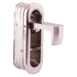 Altro Door Edge Finger Pull - 58 x 18 x 18mm - Satin Nickel