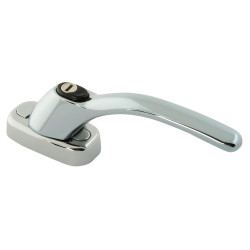 Fab & Fix uPVC/Timber Tilt & Turn Espagnolette Locking Multipoint Window Handle - Bright Chrome