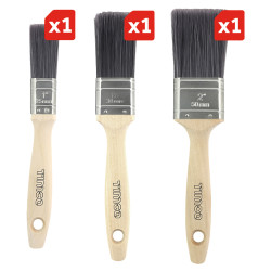 TIMCO Professional Synthetic Paint Brush - Pack of 3