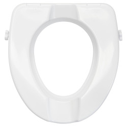 Croydex Carragh Standard Close Raised Toilet Seat - White
