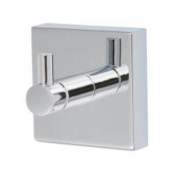 Croydex Chester Single Robe Hook - 54 x 54 x 47mm - Polished Chrome