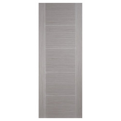 LPD Vancouver 5 Panel Pre-Finished Solid Internal Door - 1981 x 610 x 35mm - Grey