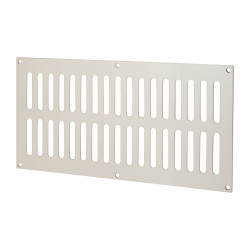 Altro Plain Slotted Vent - 305 x 152mm - 11590mm² Free Air Flow - Satin Stainless Steel
