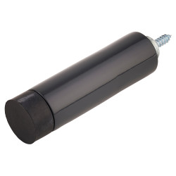 Hoppe AR614 Nylon Floor/Wall Mounted Door Stop - 75 x 19mm - Anthracite Grey