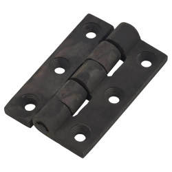 Cast Iron Butt Door Hinge - 64 x 46mm - Self Colour - Pair