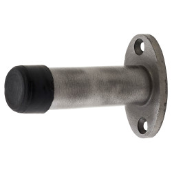Olde Forge Projection Door Stop - 75mm Projection - Polished Iron