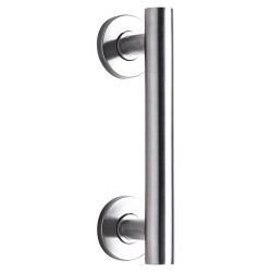 Metlex Callisto 35mm Stainless Steel Grab Rail - 300mm Length - Brushed Stainless Steel