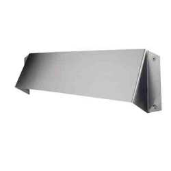 Touchpoint Security Hood - 300 x 89mm - Satin Aluminium