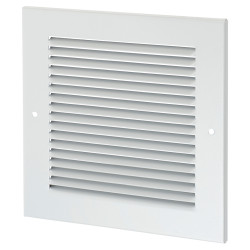 Lorient Vent Cover Grille - 190 x 190mm to suit Transfer Vent 150 x 150mm - Satin Silver