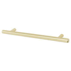 Altro 12mm T-Bar Cabinet Pull Handle - 160mm Centres - Satin Brass
