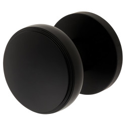 Jedo by Frelan Matt Black Classic Mortice Door Knob - 60mm Rose Diameter