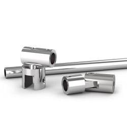 Bohle Reinforcement Bar Set - Round - 1210mm Length - Polished Chrome
