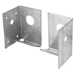 Arris Rail Fence Support Bracket - 90 x 60mm - Galvanised