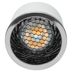 Forum Inlight Anti-Glare 4.8W GU10 LED Dimmable Spotlight Lamp - 4000K Cool White - Polished Chrome