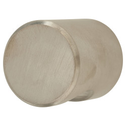 Altro Solid Turned Cylinder Cabinet Knob - 25mm Diameter - Satin Stainless Steel