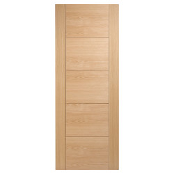 LPD Vancouver 5 Panel Pre-Finished Solid Internal FD30 Fire Door - 2040 x 926 x 44mm - Oak