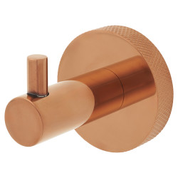 Hampstead Knurled Robe Hook - 57 x 30 x 60mm - Bronze