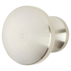 Altro Mushroom Style Round Cabinet Knob - 30mm Diameter - Satin Stainless Steel