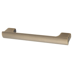 M Marcus Vault 11mm D-Bar Cabinet Pull Handle - 128mm Centres - Antique Brass