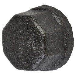 Altro 3/4" Pipe Shelving Iron End Cap - 32mm Diameter - Grey