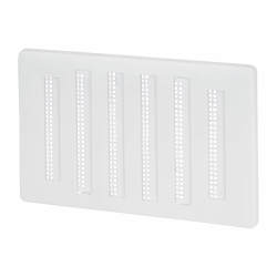 Hit & Miss Vent - 155 x 95mm - 2182mmÂ² Free Air Flow - White Plastic
