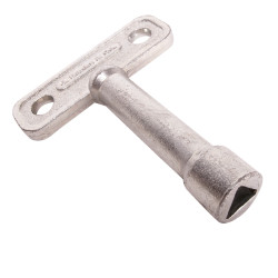 Meter Reader's Key - Zinc Plated